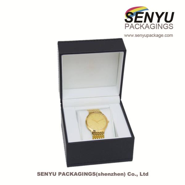 Small Cardboard Jewelry Boxes Packaging / Watch Packaging Box With Pillow