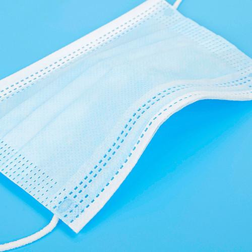 Blue Meltblown Cloth Children'S Disposable Face Masks Standard Earloop Face Mask 3g
