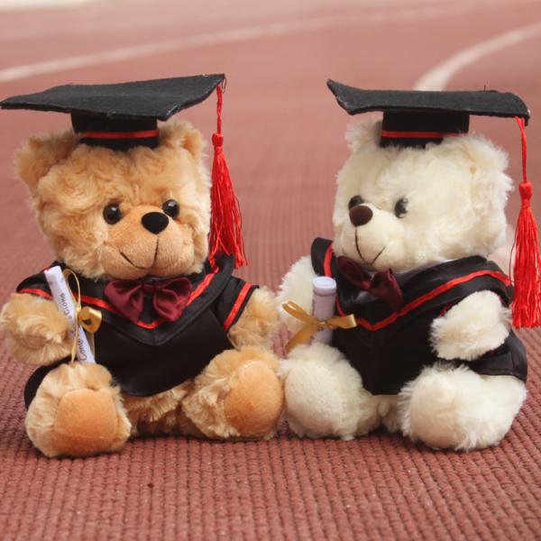 Doctor Graduation Plush Teddy Bear For Graduation Celebration 30cm