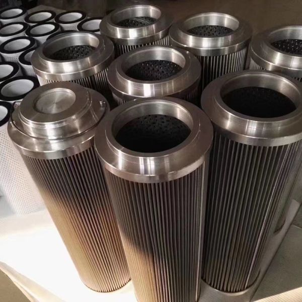 Industrial Air Filtration Sintered Ss Pleated Filter Cartridge Element Oil Water Separation