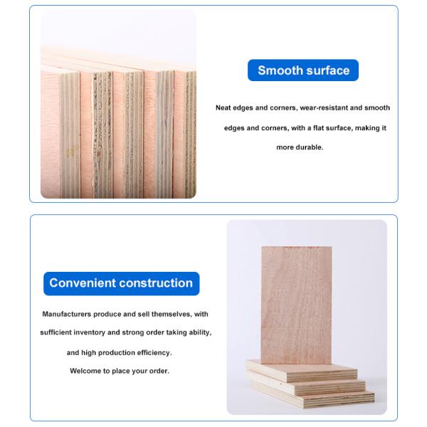 White faced plywood 16mm melamine laminated plywood