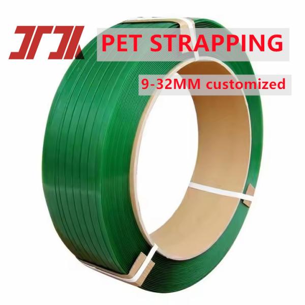 Supplier Of Polyester PET Strapping for packing cargoes high tension strength