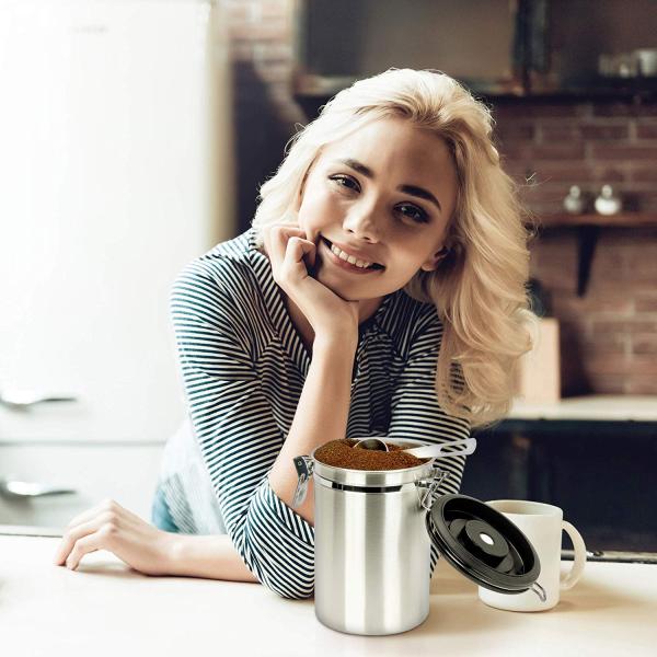 High Performance Kitchen Storage Containers Stainless Steel  With Scoop