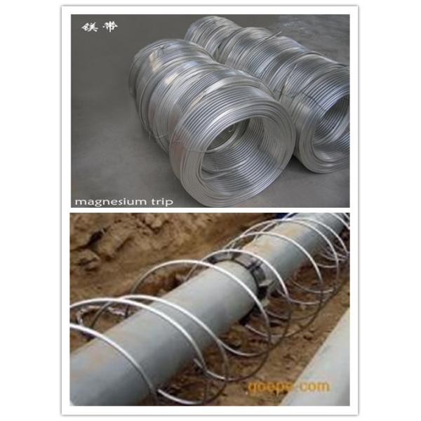 L'anode expulsée de magnésium de ruban de zinc canalise le tuyau d'acier de réservoir d'eau