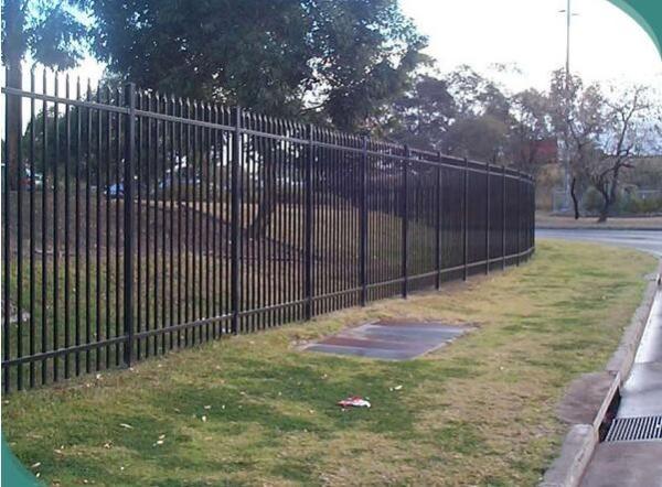Metal Steel Ornamental Fencing Made In China, STEEL garrison Fence, High Security Fence