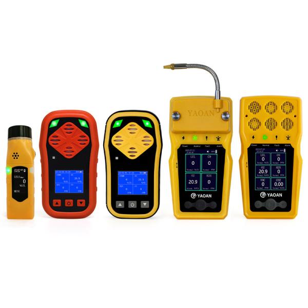 Yaoan Portable Gas Detector Multi Gas Detector O2/CO/H2S/COMB Gas Leak Meter With LCD Screen