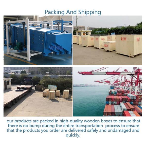 Separación de la máquina de filtrado giratorio de acero carbónico para arena de frac