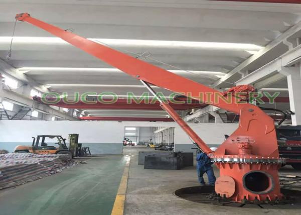 Robust Design Offshore Pedestal Crane 3T@9M Easy Operating High Efficiency