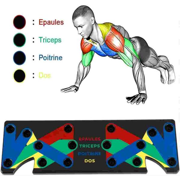 Tabla de flexión plegable multifuncional Pisos de acondicionamiento físico Presión muscular Ejercicio en casa