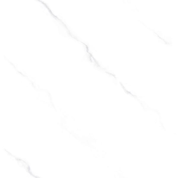 Carrara Blanc 800x800 mm Porcelaine vitrée poli pour le salon