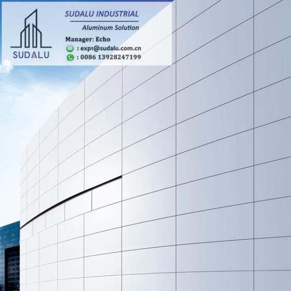 SUDALU 2019 Customized Size Aluminum Facade Cladding Curtain Wall Solid Panels