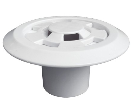 Штуцеры трубы бассейна пластиковые переполнение бассейна 1,5 дюймов