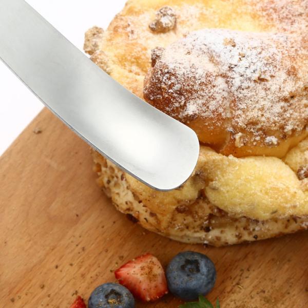Customized Metal 304 Stainless Steel Ice Cream Scoop Slender Spoon for Dessert Square