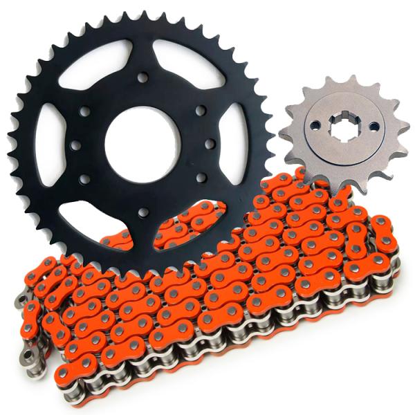 Replace/Repair Purpose Motorcycle Chain Sprocket Set 520 Model for KTM 200 Duke