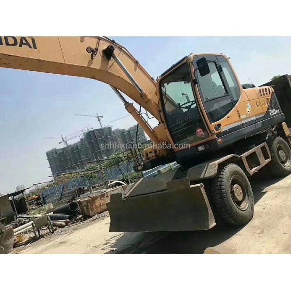 used high quality wheel excavator hyundai 210-7/second hand wheel excavator Hyundai 210-7 on sale