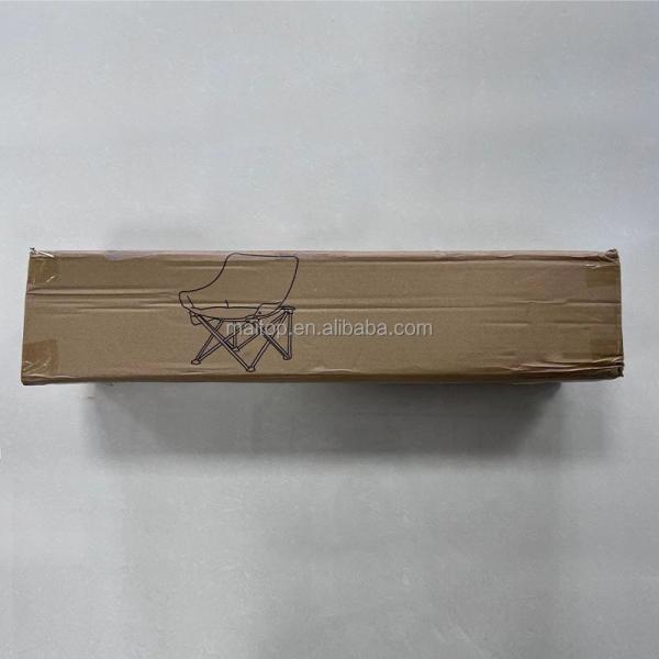 100 kg Capacidad silla de acampar plegable de metal 60x50x66cm