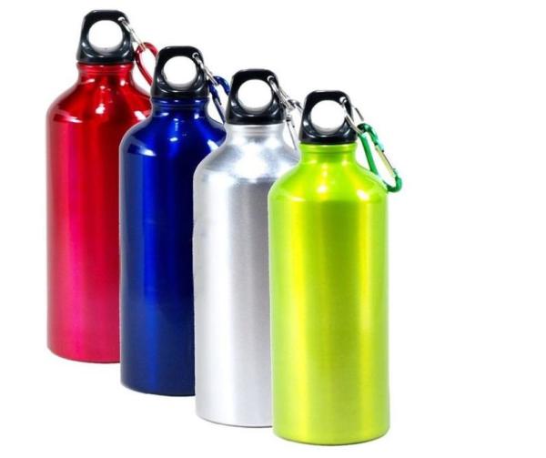 Colorful Single Wall Stainless Steel Water Bottle , Laser Printing Metal Sport Bottle