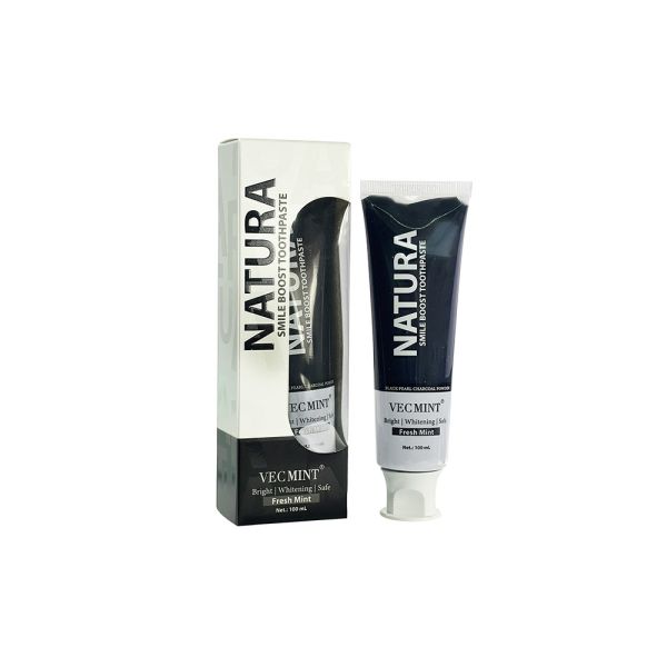 Cruelty free Activated Carbon Toothpaste combining black pearl powder and activated charcoal for superior oral care