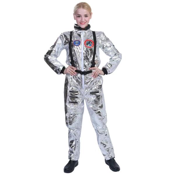 OEM-ODM Traje espacial de grupo de fiesta anual con dientes de cola Traje de astronauta para Halloween
