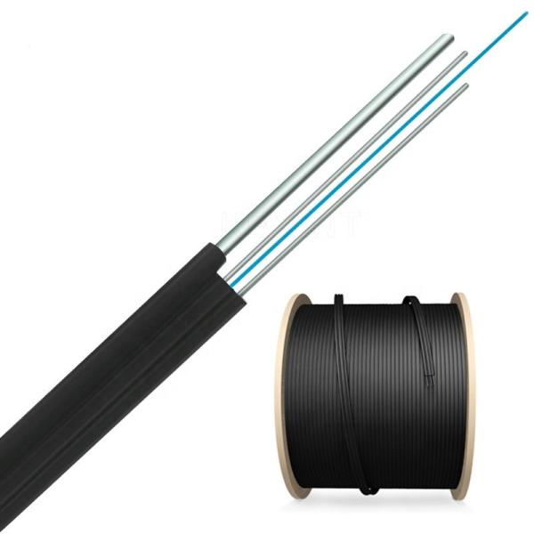 GJYXCH 1 2 4 fio de aço do núcleo G657A1 ou de preto de FRP cabo pendente da fibra ótica