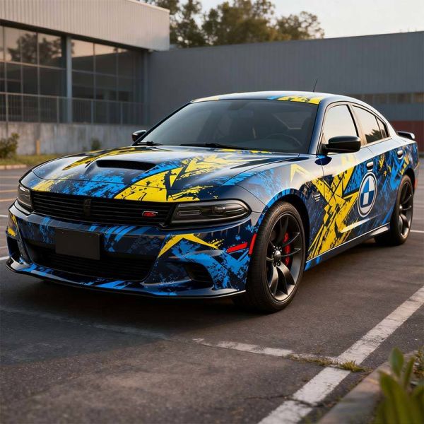 Vinilo imprimible impermeable para rotulación de vehículos blanco personalizado