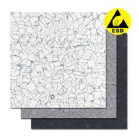 Petit pain en caoutchouc commercial de carrelages de PVC d'ESD Mat Operation Room Antistatic Vinyl