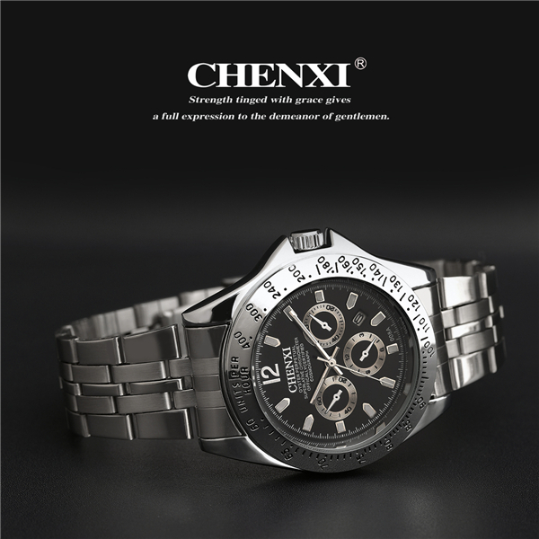 C008A Pay by PayPal 1year Warranty Watches for Man Big Wrist Watch Stainless Steel Watches