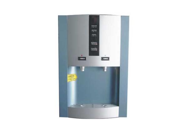 Bottled Type Countertop Hot And Cold Water Dispenser With Inner Tap Compressor Cooling