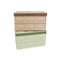 Poubelles de stockage pliantes en plastique inodores, caisse se pliante étanche de Sonsill avec le couvercle