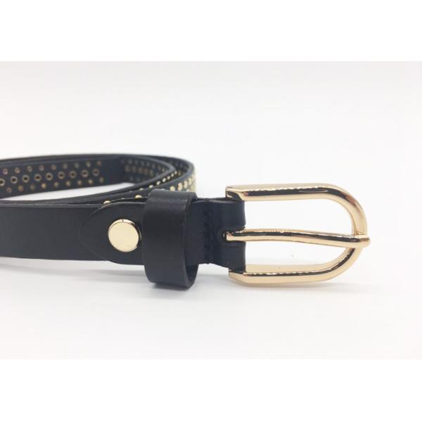 Пояс облегченных женщин обитый кожаный с пряжкой 3/4