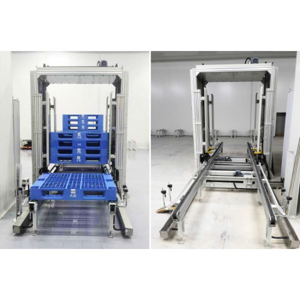 Cold Storage Warehouse Pallet Stacker Crane ASRS Logistics Center Automatic Storage And Retrieval System