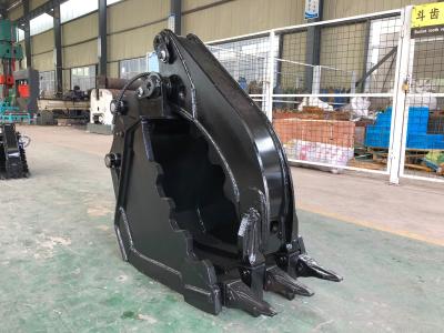 Customized Pin On CAT320 Mini Excavator Thumb With Reinforcement Plate Multipurpose