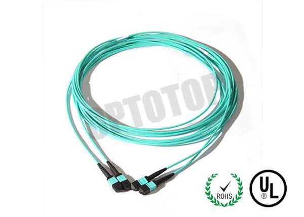Male To Male Multimode MPO Trunk Cable OM 1 For CATV / EDFA / FTTH