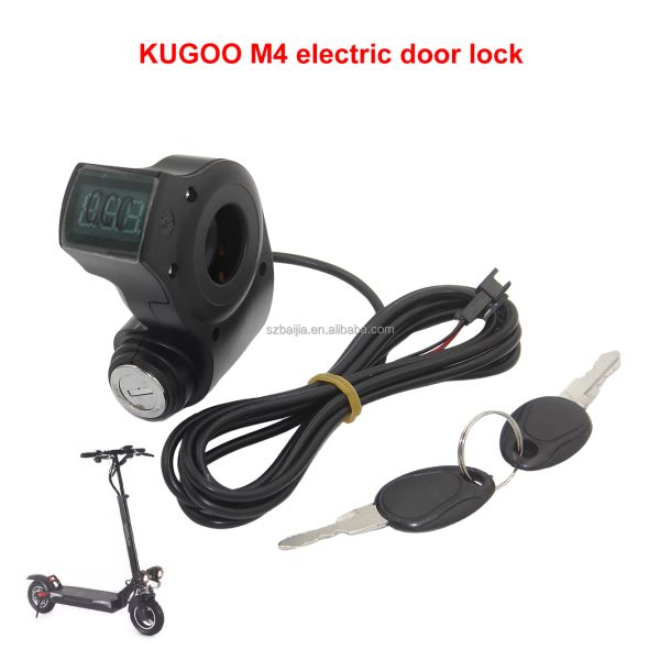 KUGOO M4 10 Inch Electric Scooter Parts Electric Scooter Voltmeter With Key Ignition Switch