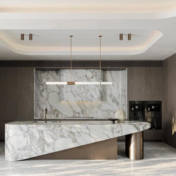 Armoire de cuisine en bois gris moderne personnalisée de haute qualité 3D automatique Smart PVC Design MDF Carcasse Porte en verre