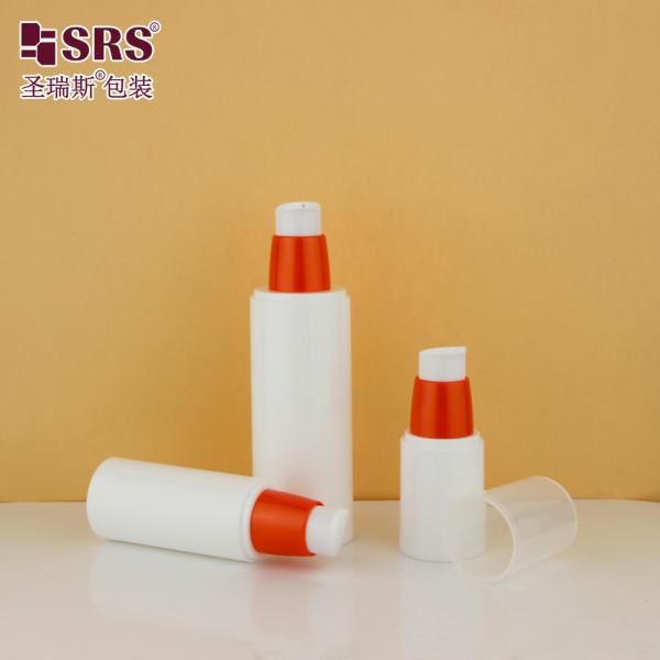 15 ml 30 ml 50 ml Lotion de couleur personnalisée Essence capillaire sérum cosmétique de luxe Bouteille de pompe sans air
