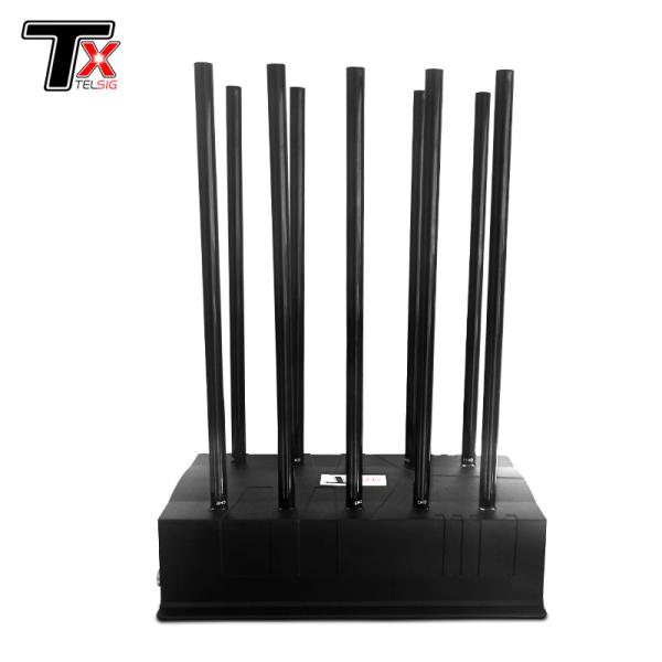 радиус Jammer сигнала WiFi наивысшей мощности 100W настольный 10 подгонянные каналы в 5-50 метров