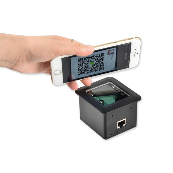 Portable QR Code Barcode Scanner Module 10mil Resolution White LED Light Source