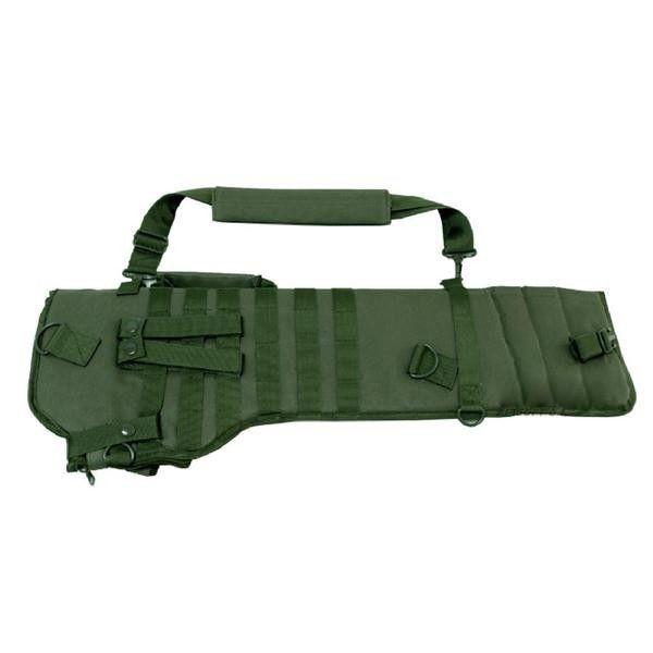 24 Inch Tactical Double Rifle Case , Camo Molle Gun Case Scabbard