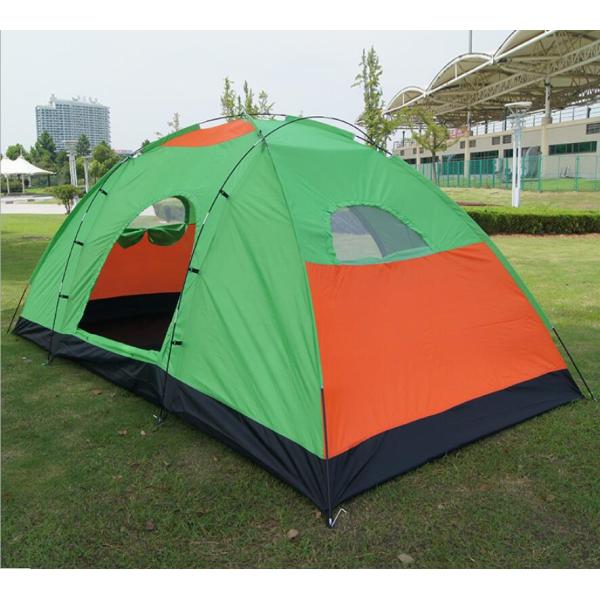 Single Layer Rainproof Oxford Cloth Tent Outdoor Large 10 Person Tent Big Size Family Camping Tent(HT6059)