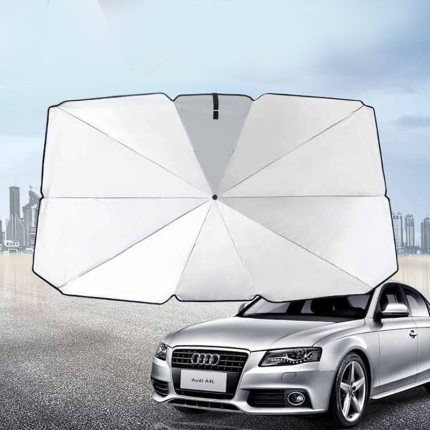 All in 1 Car Windshield Umbrella Block Heat and Stay Safe with 190T Ponegee Fabric