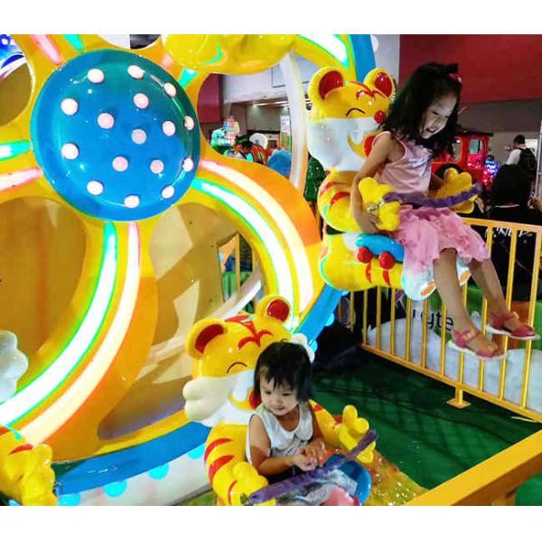 Stable Fairground Ferris Wheel , Little People Ferris Wheel With Tiger Cabin