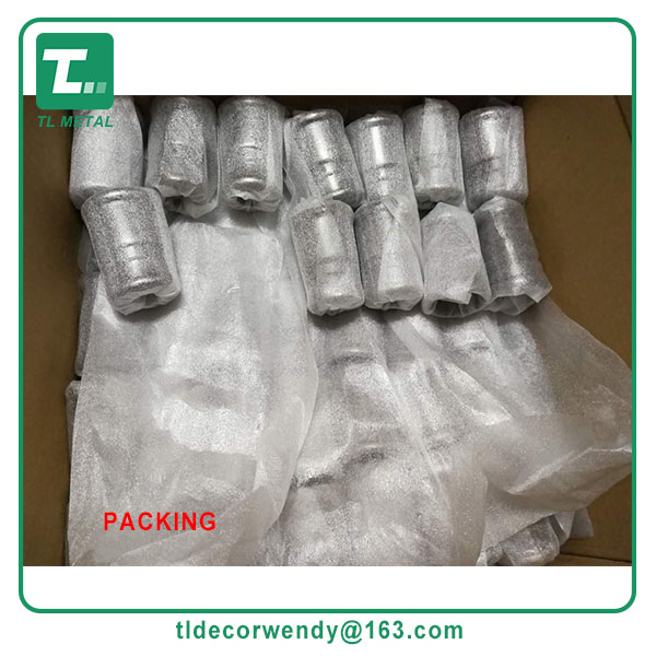 Aluminum holer glass baluster collar aluminum casting collar