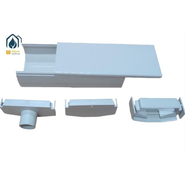 Square Hydroponic Growing System 100*50mm 100*100mm NFT Hydroponic Channels