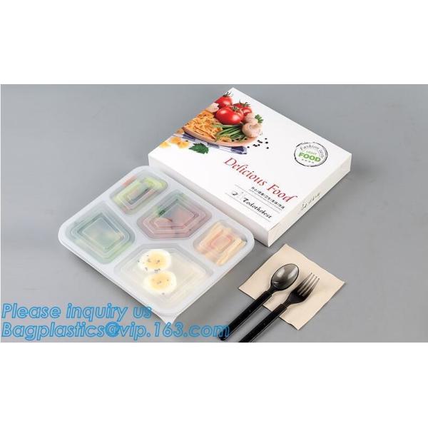 коробок пищевого контейнера клетки пластмассы 2 Индонезии коробки для завтрака 400мл коробка для завтрака Микроваре здоровых японская с палочками пакует