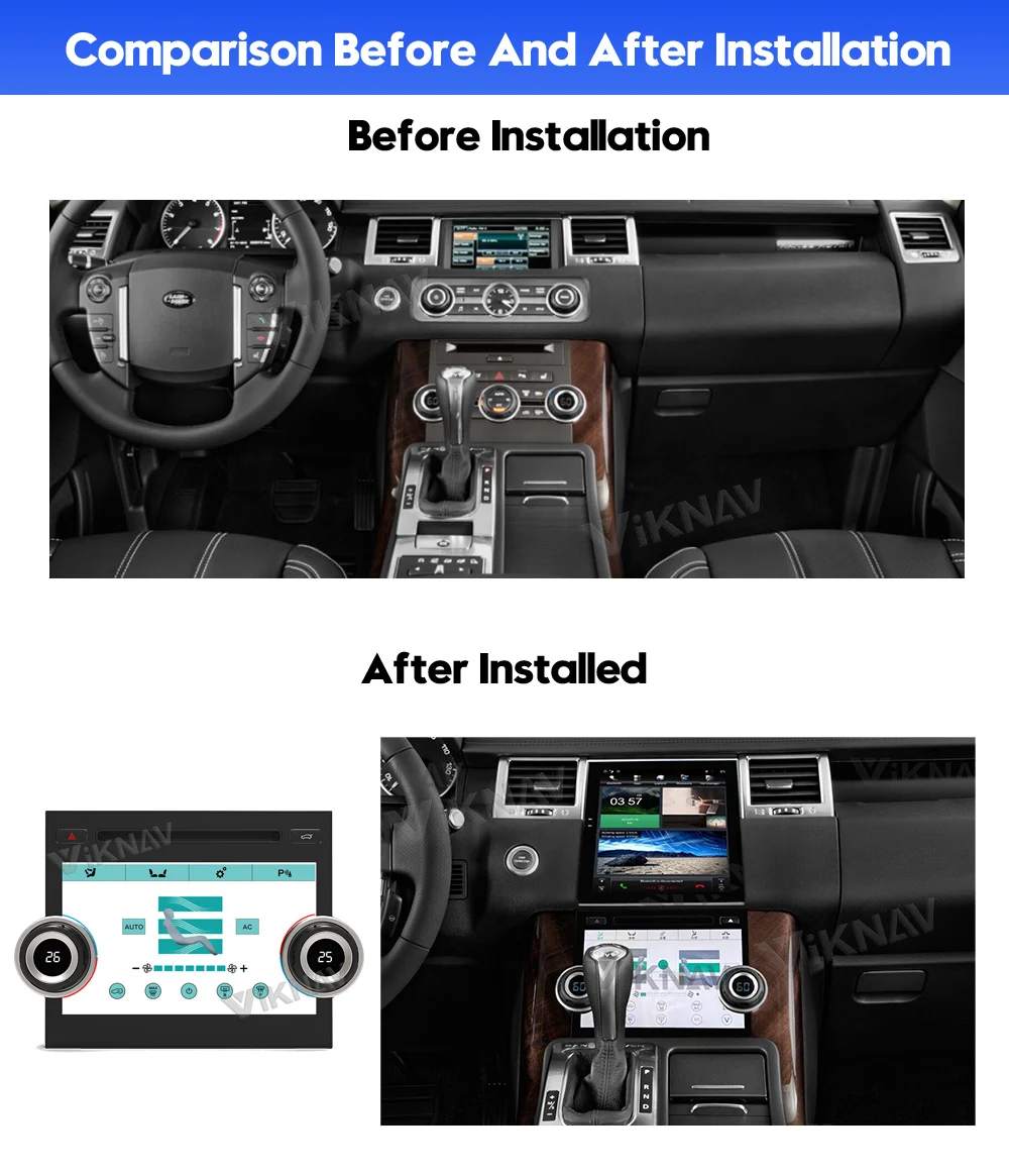 10.4 Inch Newest Generation AC Screen For Land Rover Range Sport L320 2009-2013 Air Condition Board Climate Control ЖК-дисплей для автомобилей и легковых автомобилей