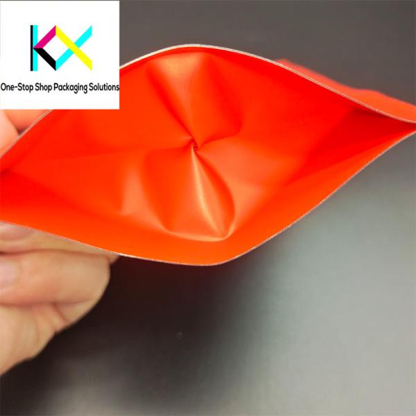 Resealable Snack Food Packaging Bags With Good Barrier Food Grade Material Doypack Stand Up Pouch With Ziplock