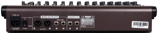 Professional Audio Mixer , 12 channel DJ music mixer with DSP I12