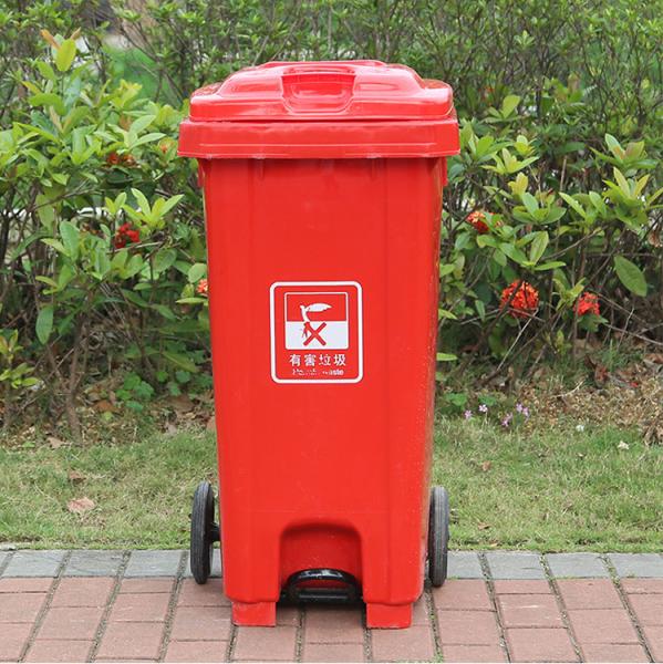 Pp Open Top ODM Plastic Kitchen Trash Cans EN 840 Certificate