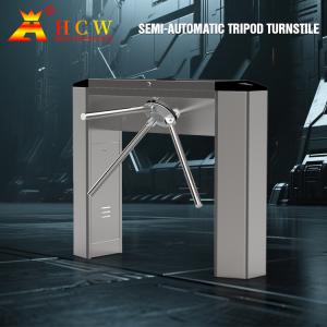 HCW SUS304 Turnstile Access Control Security Systems One Way Turnstile